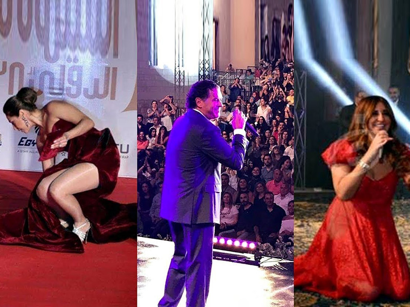 اضغط لمشاهدة الفيديو: 10 فنانين سقطوا على خشبة المسرح أمام جماهيرهم